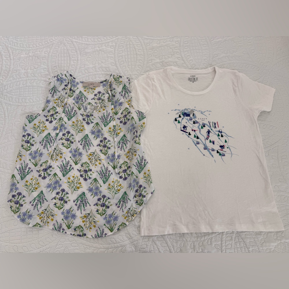 LOFT and J. Crew tops
